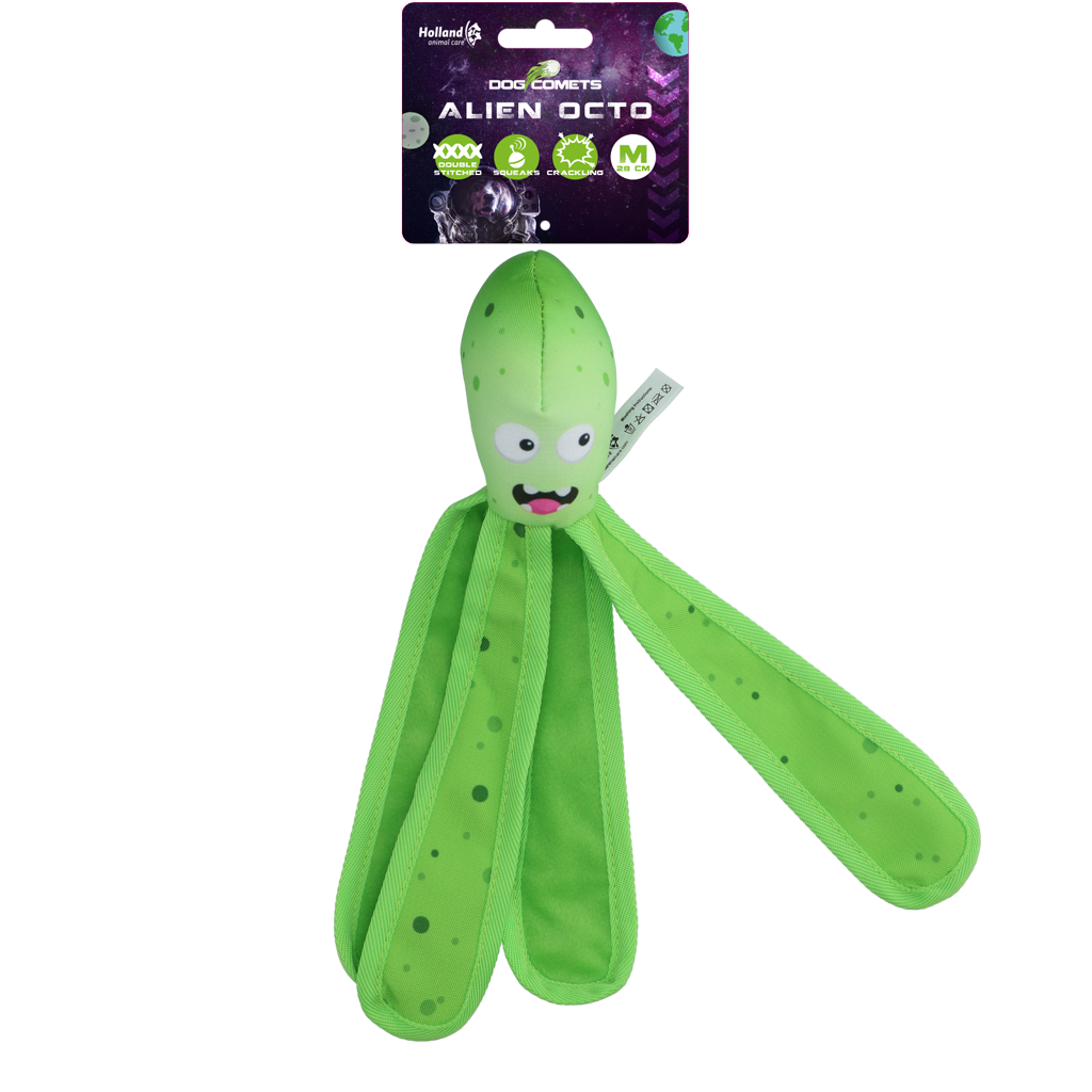 Dog Comets Alien Octo M Green
