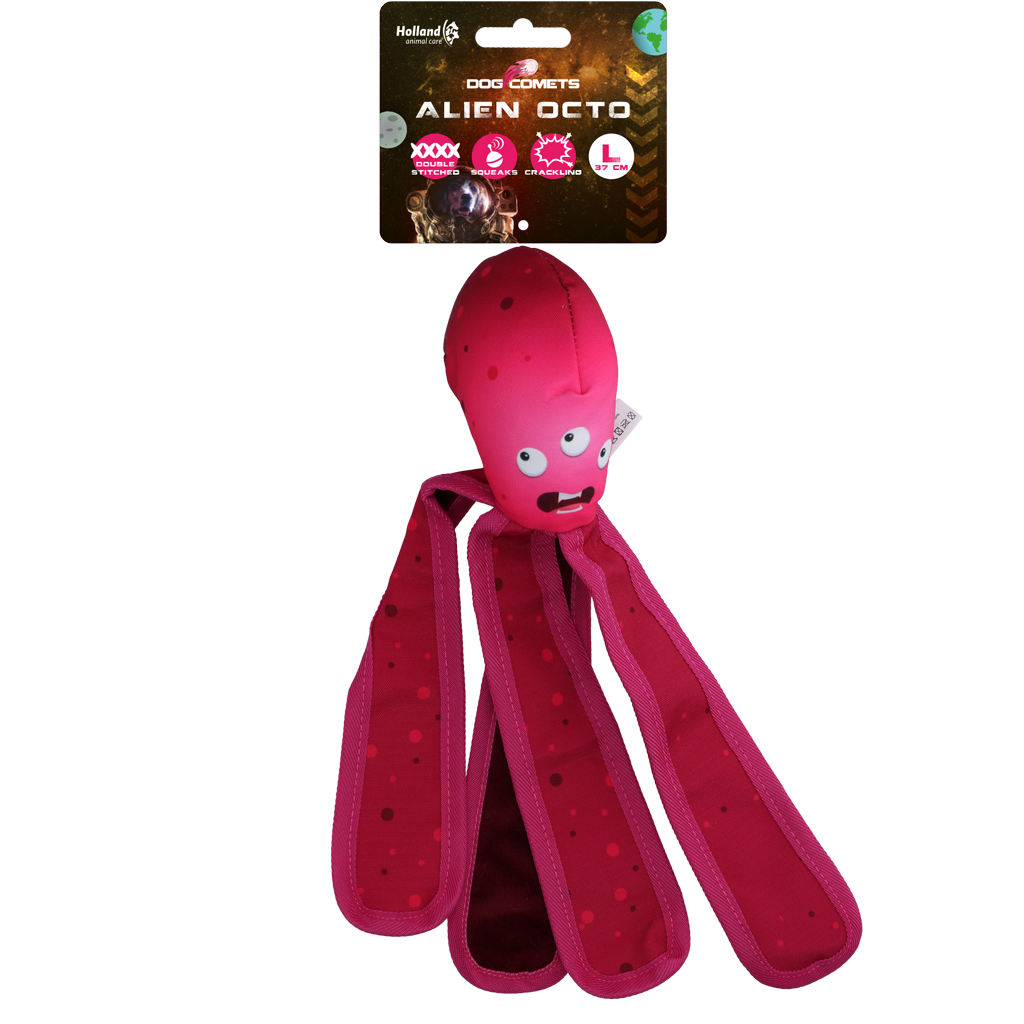 Dog Comets Alien Octo L Pink