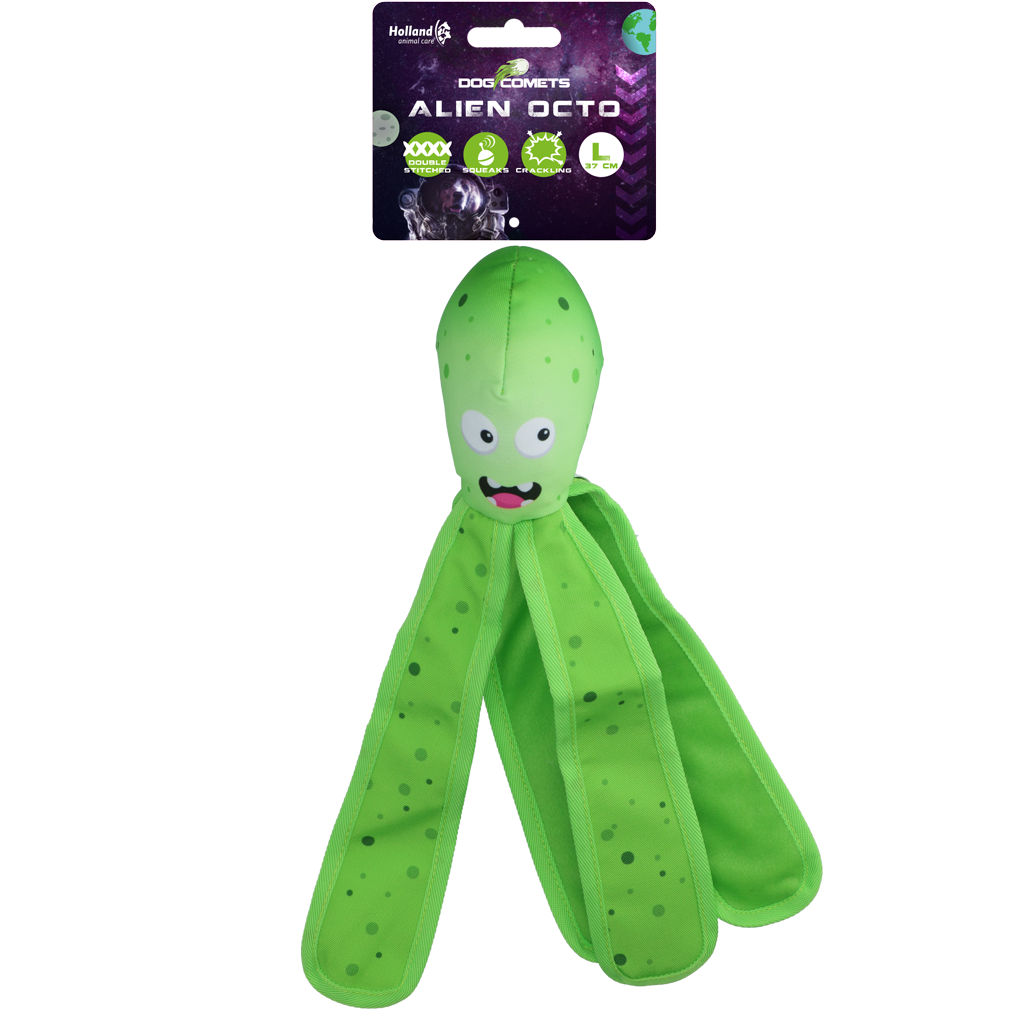 Dog Comets Alien Octo L Green