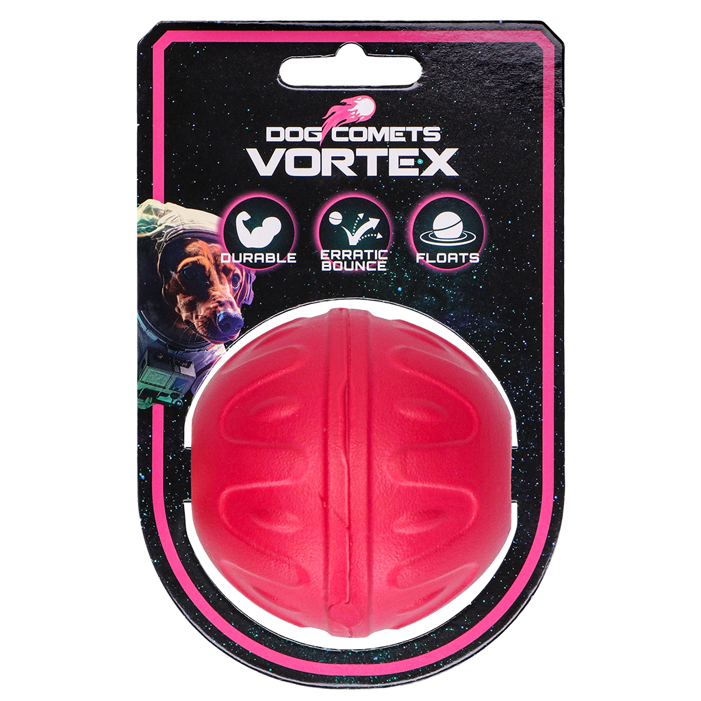 Dog Comets Vortex bal Pink