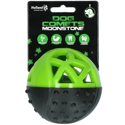 Dog Comets Moonstone Treat Ball Green