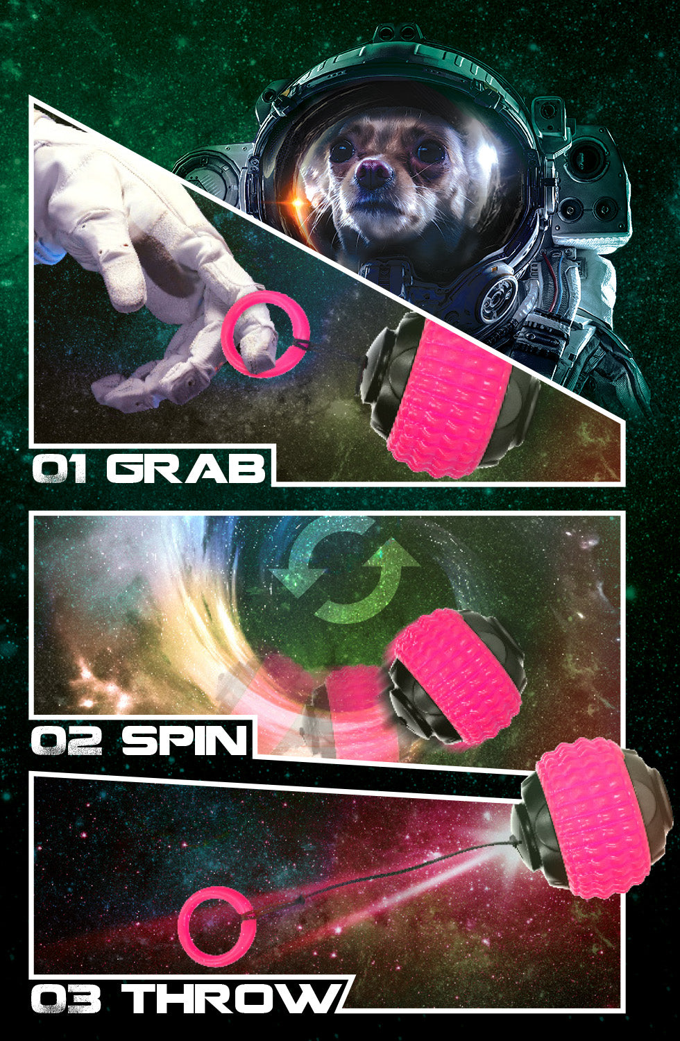 Dog Comets Blazar Jet Pink