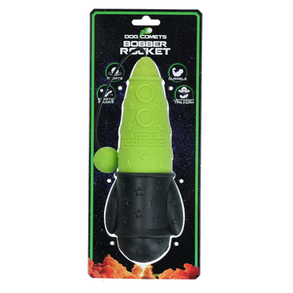 Dog Comets Bobber Rocket Green