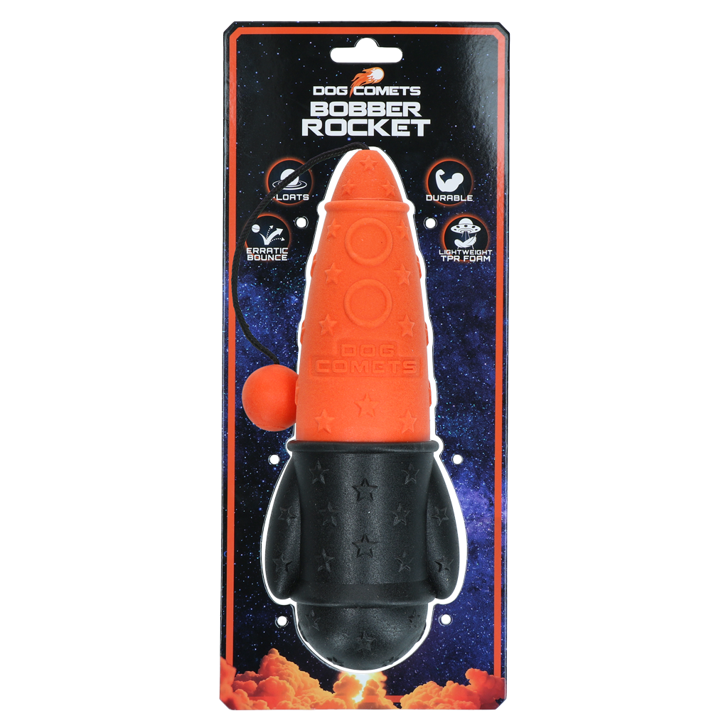 Dog Comets Bobber Rocket Orange