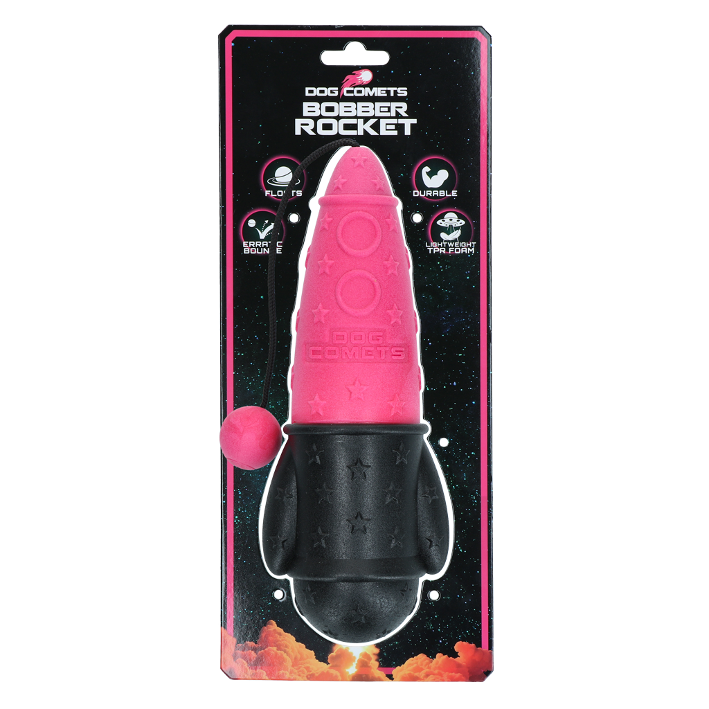 Dog Comets Bobber Rocket Pink