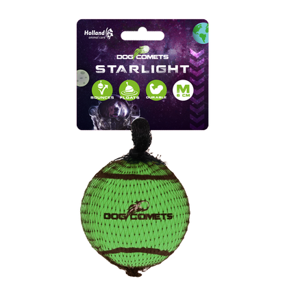 Dog Comets Starlight Tennis Ball M Green