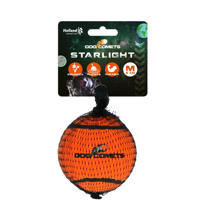 Dog Comets Starlight Tennis Ball M Orange