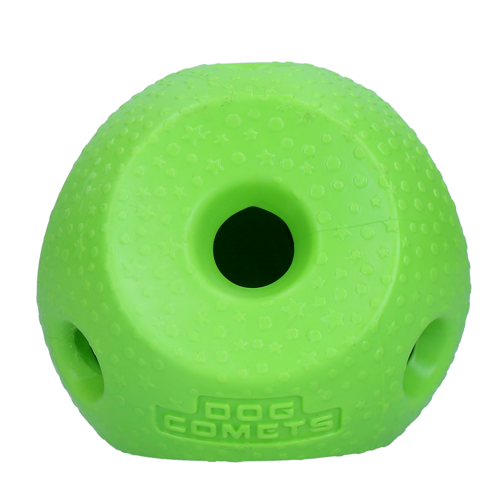 Dog Comets Treat Lock Ball Green