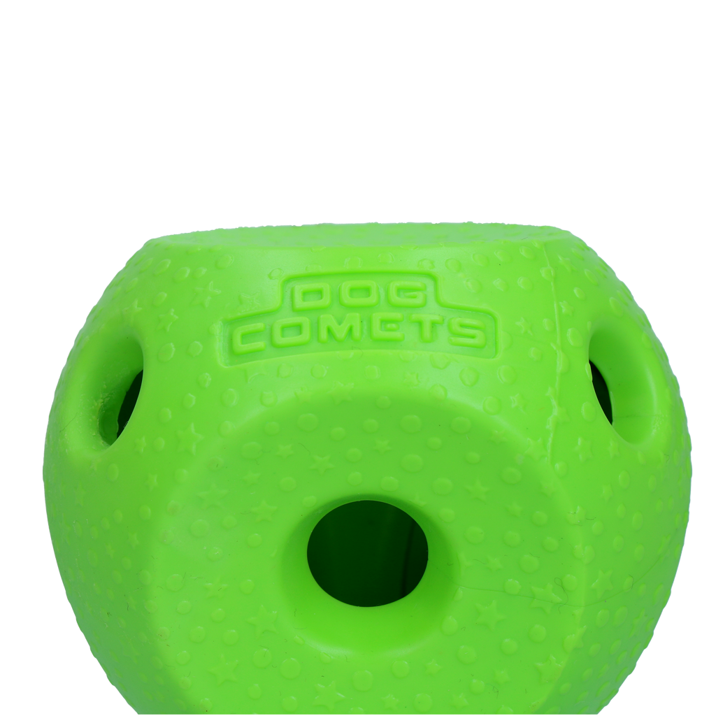 Dog Comets Treat Lock Ball Green