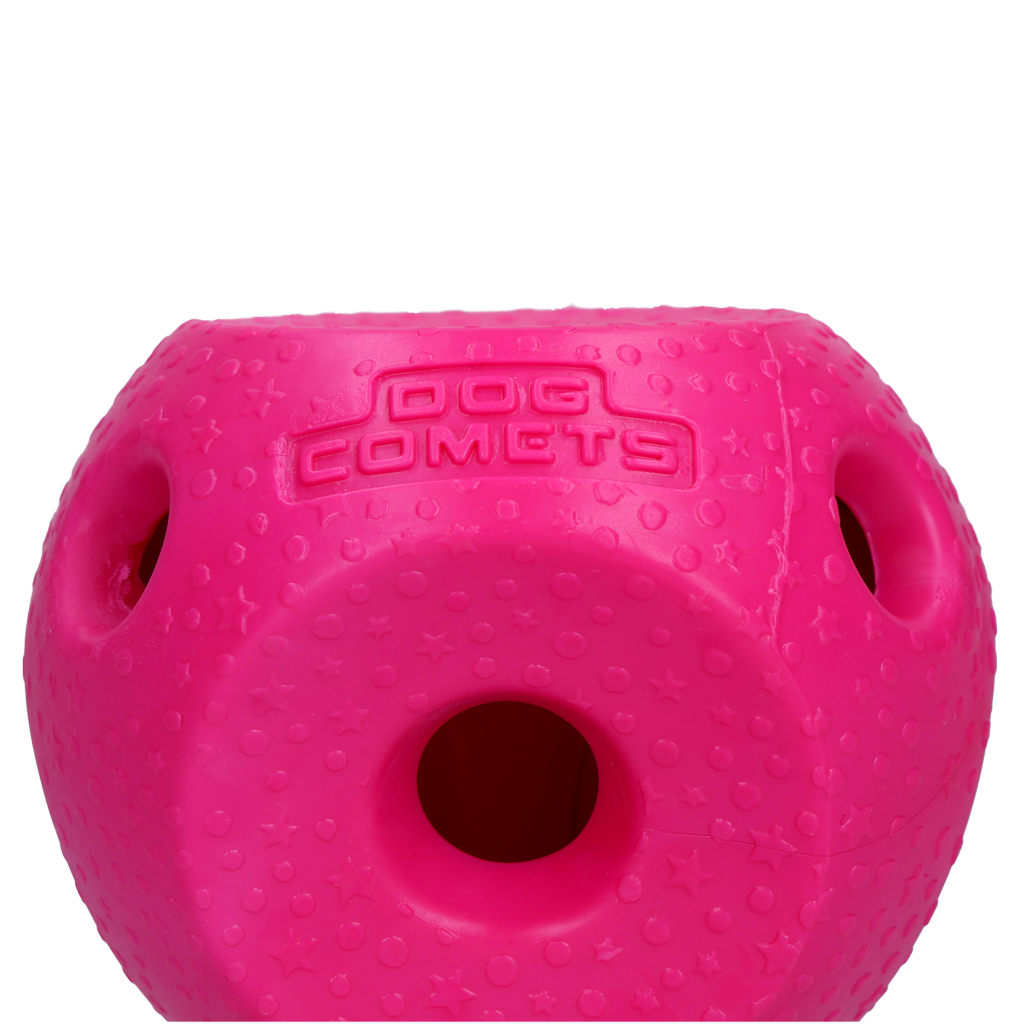 Dog Comets Treat Lock Ball Pink