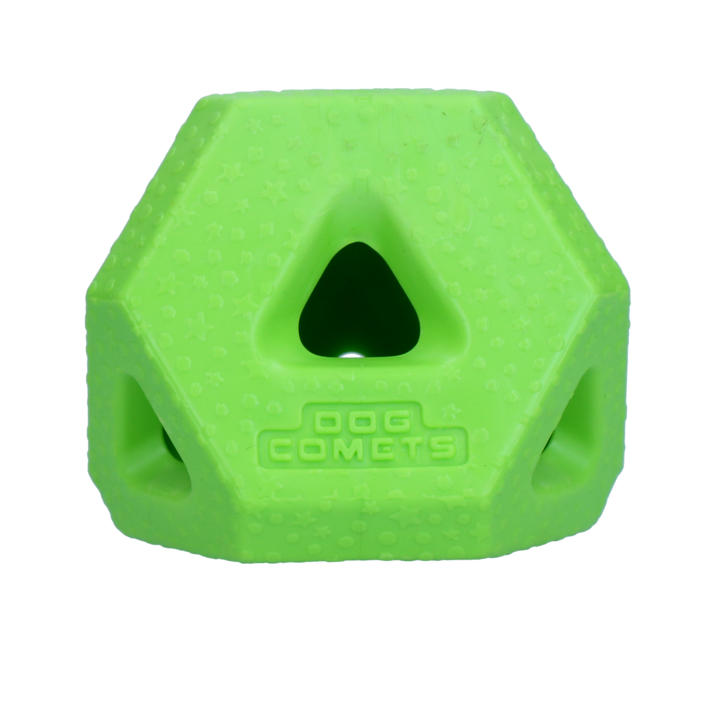 Dog Comets Treat Lock Cube Green