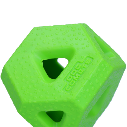 Dog Comets Treat Lock Cube Green