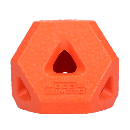 Dog Comets Treat Lock Cube Orange