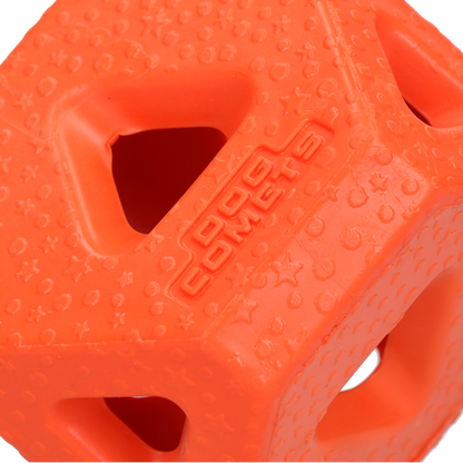 Dog Comets Treat Lock Cube Orange