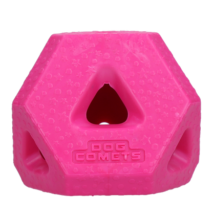 Dog Comets Treat Lock Cube Pink