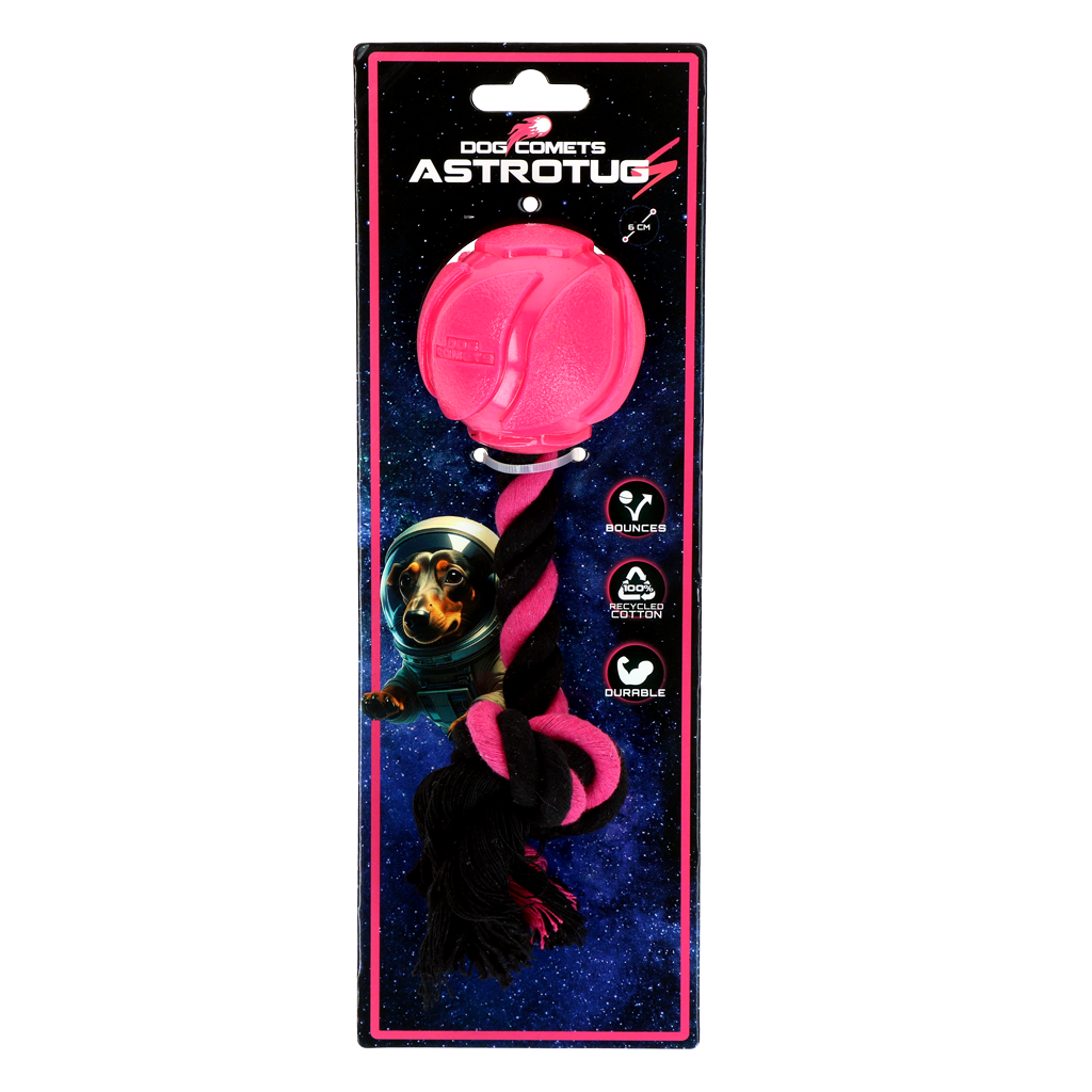 Dog Comets AstroTug Pink