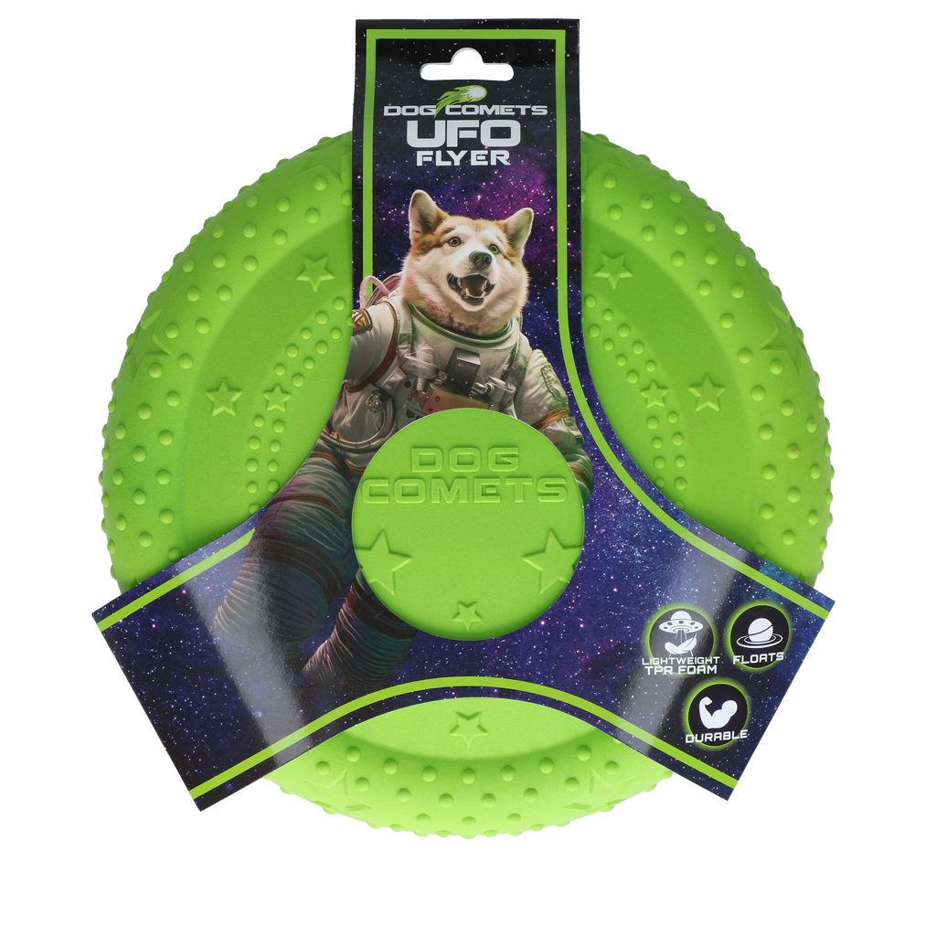 Dog Comets UFO Flyer Green M