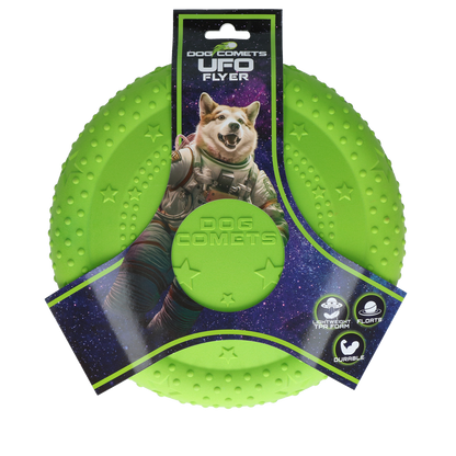 Dog Comets UFO Flyer Green M