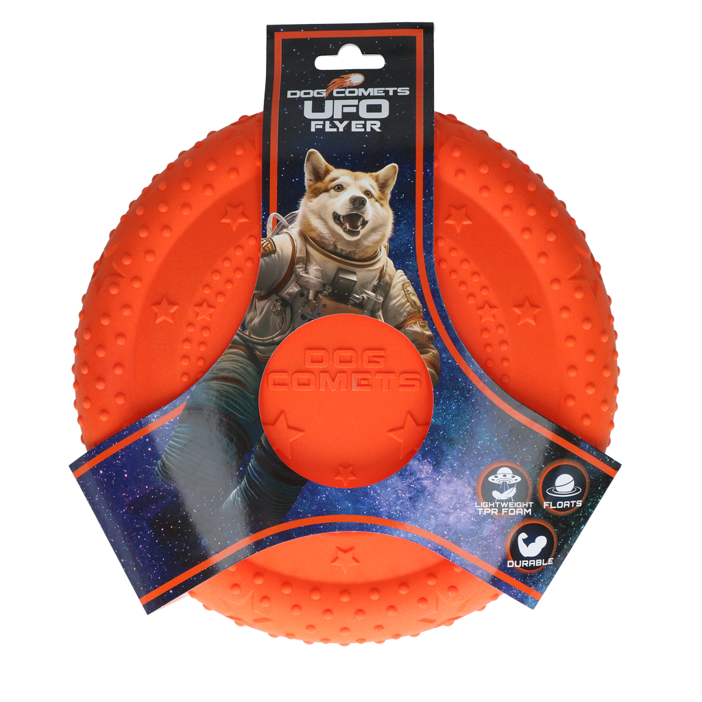 Dog Comets UFO Flyer Orange M