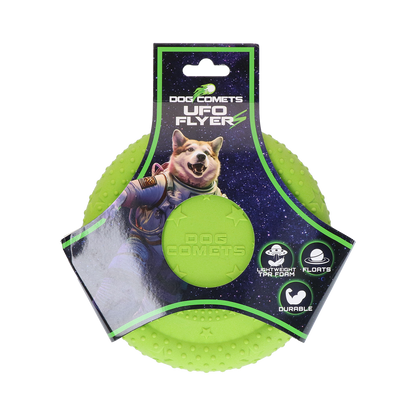 Dog Comets UFO Flyer Green S