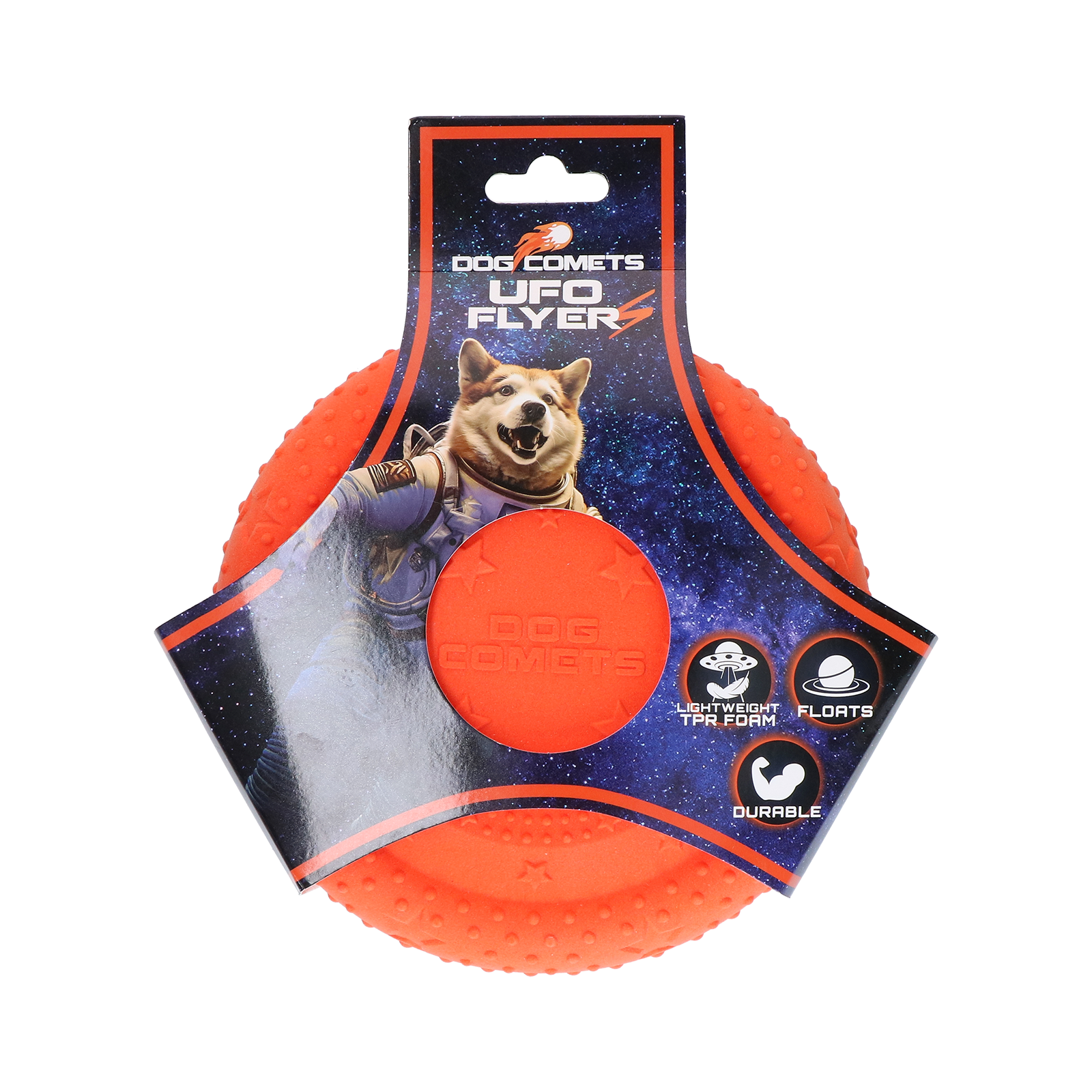 Dog Comets UFO Flyer Orange S