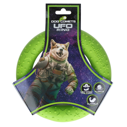Dog Comets UFO Ring Green M