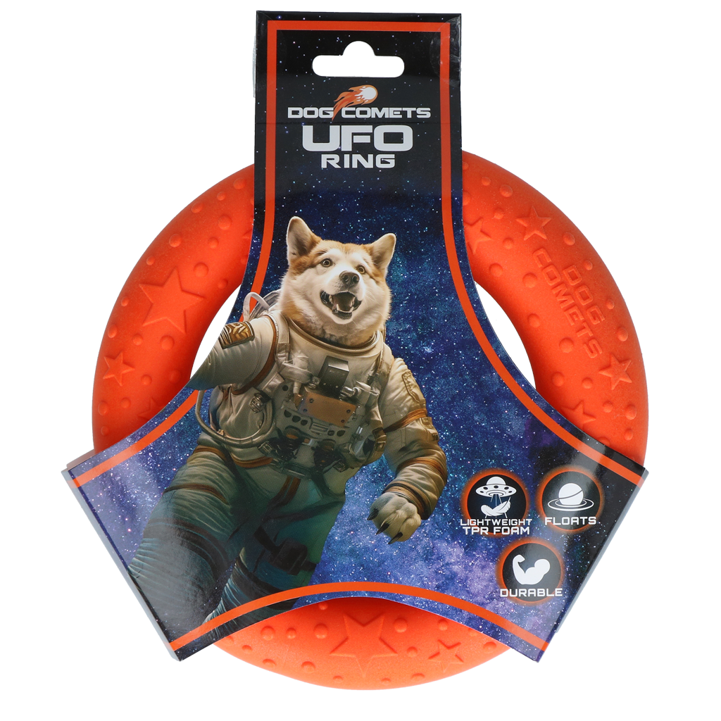 Dog Comets UFO Ring Orange M