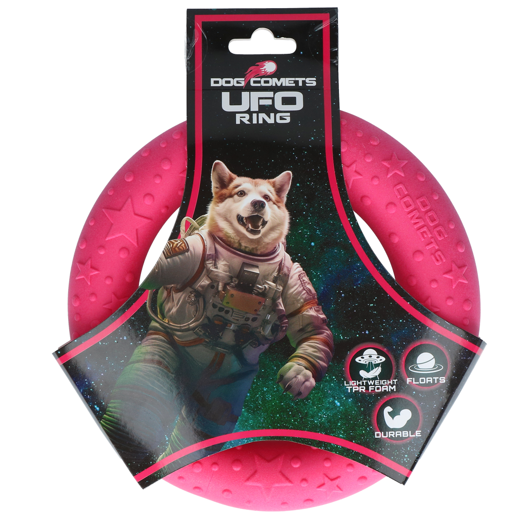 Dog Comets UFO Ring Pink M