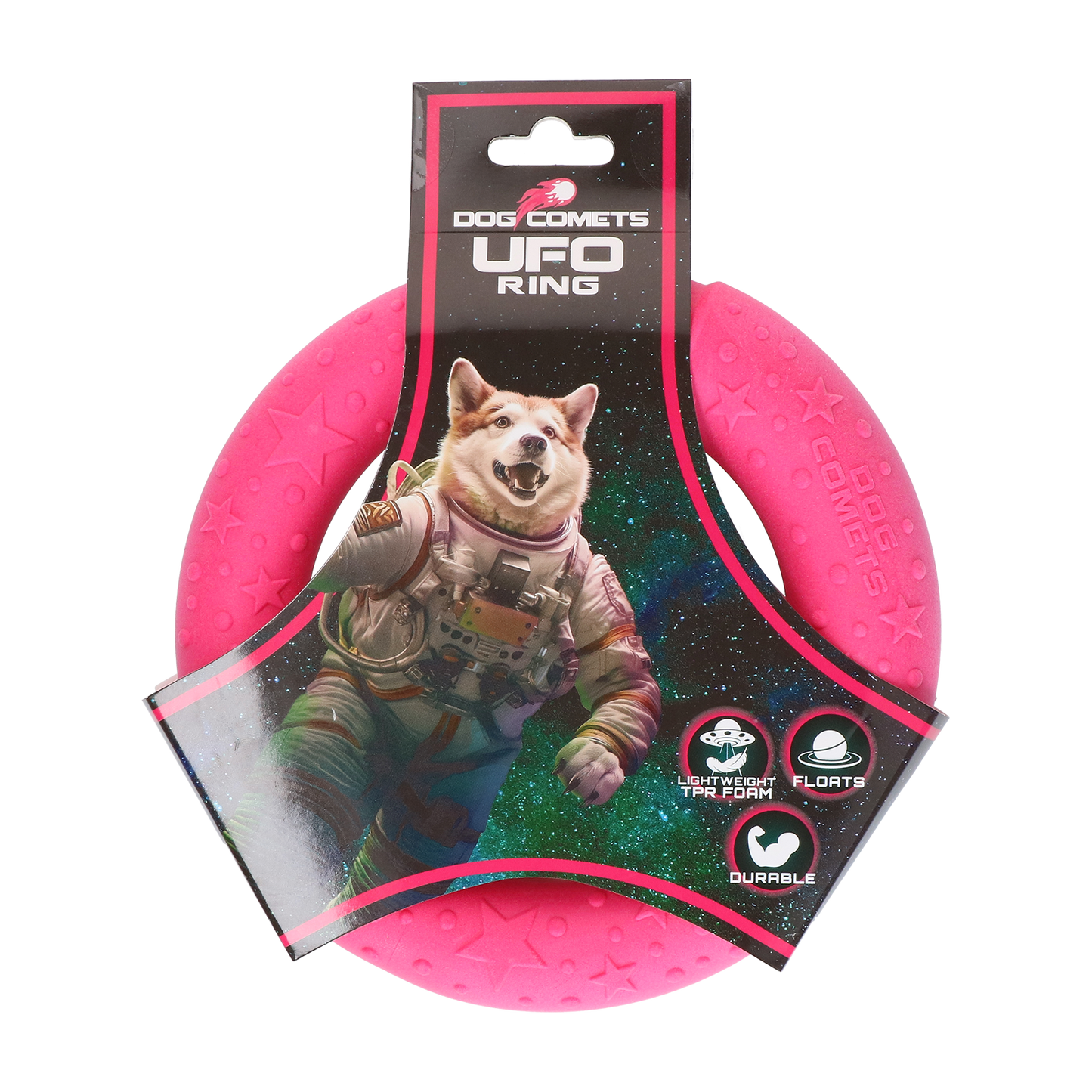 Dog Comets UFO Ring Pink S