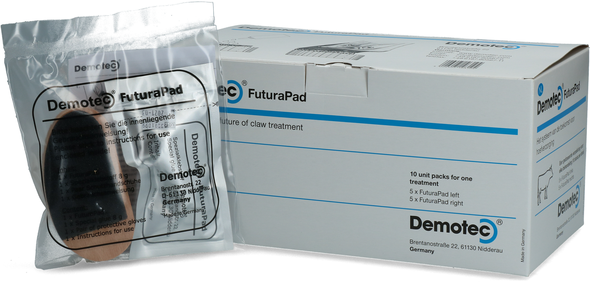 Demotec FuturaPad 10 treatments