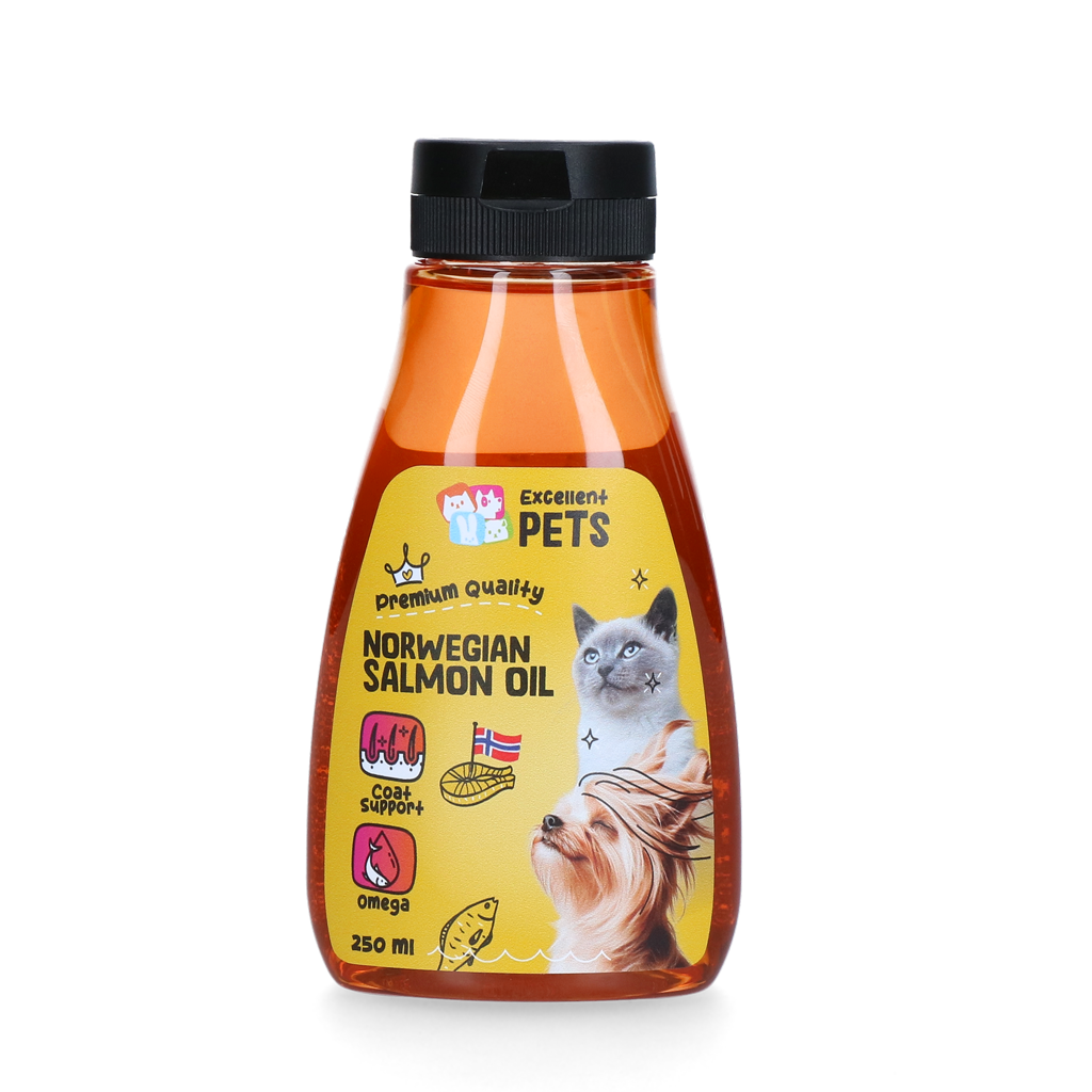 Excellent Pets Norwegian Salmon Oil 250 ml (squeeze bottle)