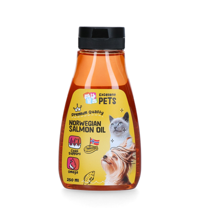 Excellent Pets Norwegian Salmon Oil 250 ml (squeeze bottle)
