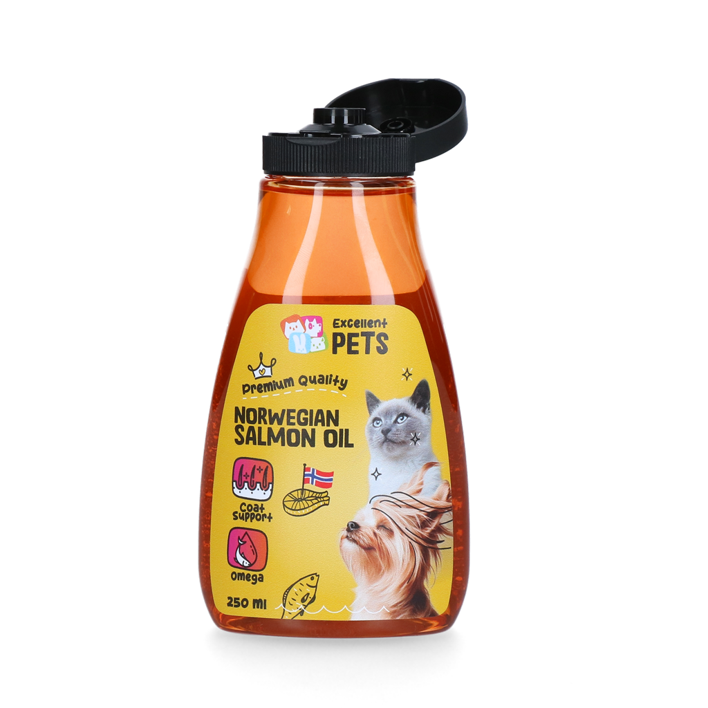 Excellent Pets Norwegian Salmon Oil 250 ml (squeeze bottle)