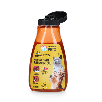 Excellent Pets Norwegian Salmon Oil 250 ml (squeeze bottle)