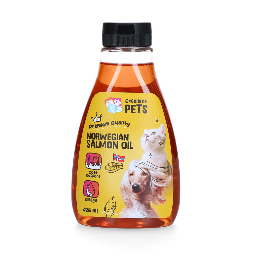 Excellent Pets Norwegian Salmon Oil 425 ml (squeeze bottle)