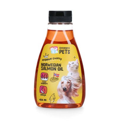 Excellent Pets Norwegian Salmon Oil 425 ml (squeeze bottle)