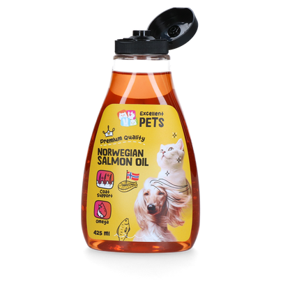 Excellent Pets Norwegian Salmon Oil 425 ml (squeeze bottle)