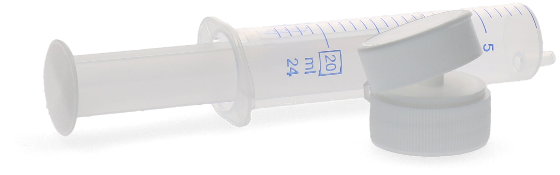Dosing set (cap + syringe)