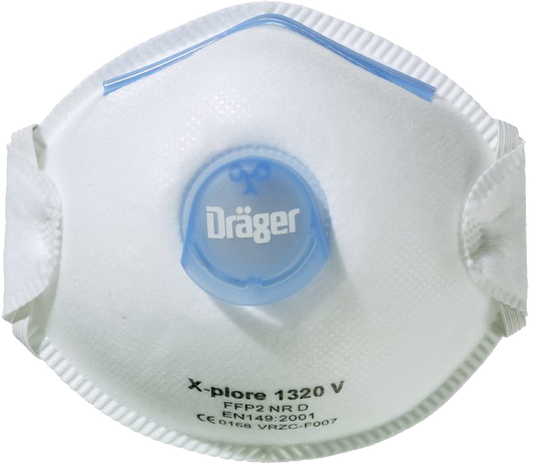 Dräger X-plore 1320 FFP2 V szelepes részecskeszűrő félálarc