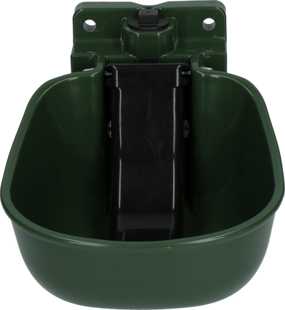Water Bowl Plastic with spoon green
