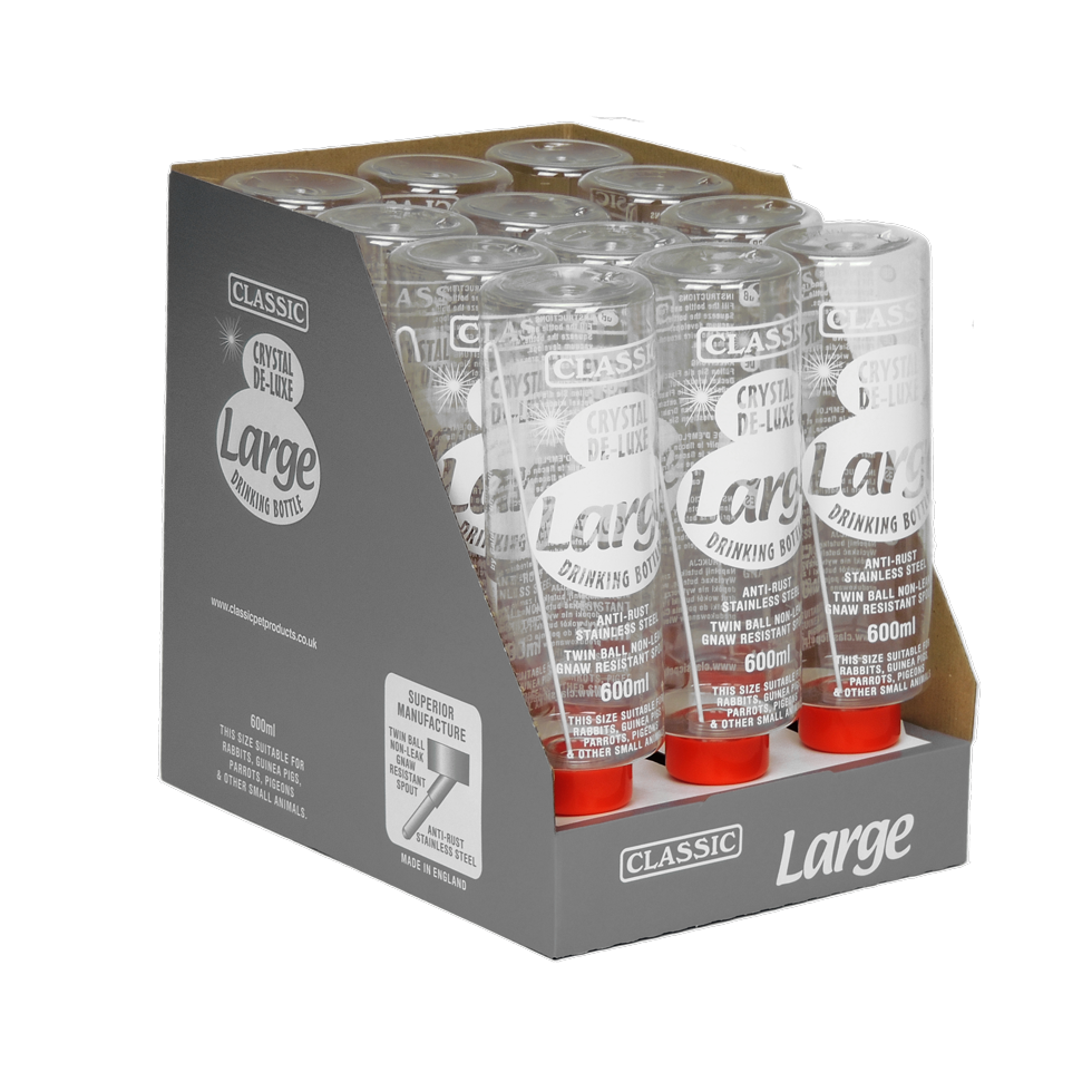 Classic Crystal Deluxe Drinking Bottle 600 ml