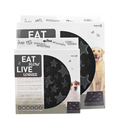 Eat Slow Live Longer Star Grey L