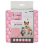 Eat Slow Live Longer Lick Mat Honeycomb Pink