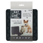 Eat Slow Live Longer Lick Mat Honeycomb Grey