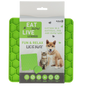 Eat Slow Live Longer Lick Mat Honeycomb Green