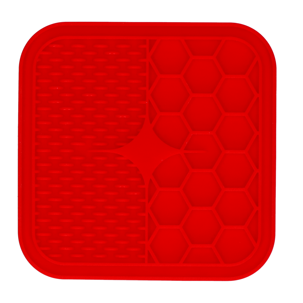 Eat Slow Live Longer Lick Mat Duo S Red