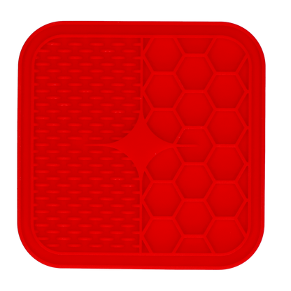 Eat Slow Live Longer Lick Mat Duo S Red