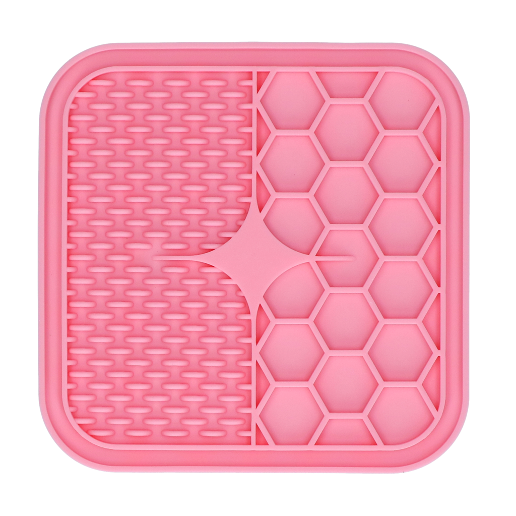 Eat Slow Live Longer Lick Mat Duo S Pink