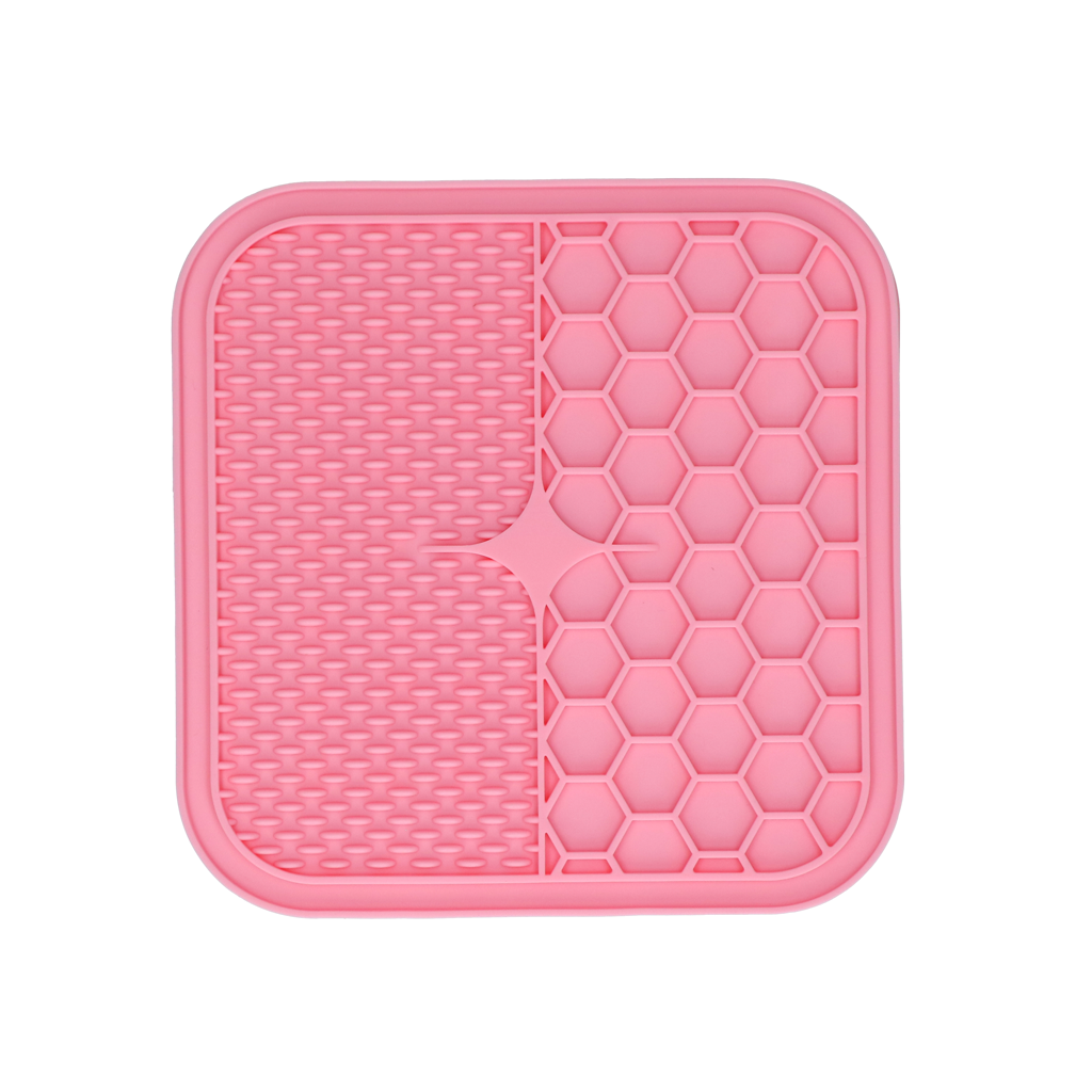 Eat Slow Live Longer Lick Mat Duo M Pink