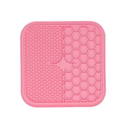 Eat Slow Live Longer Lick Mat Duo M Pink